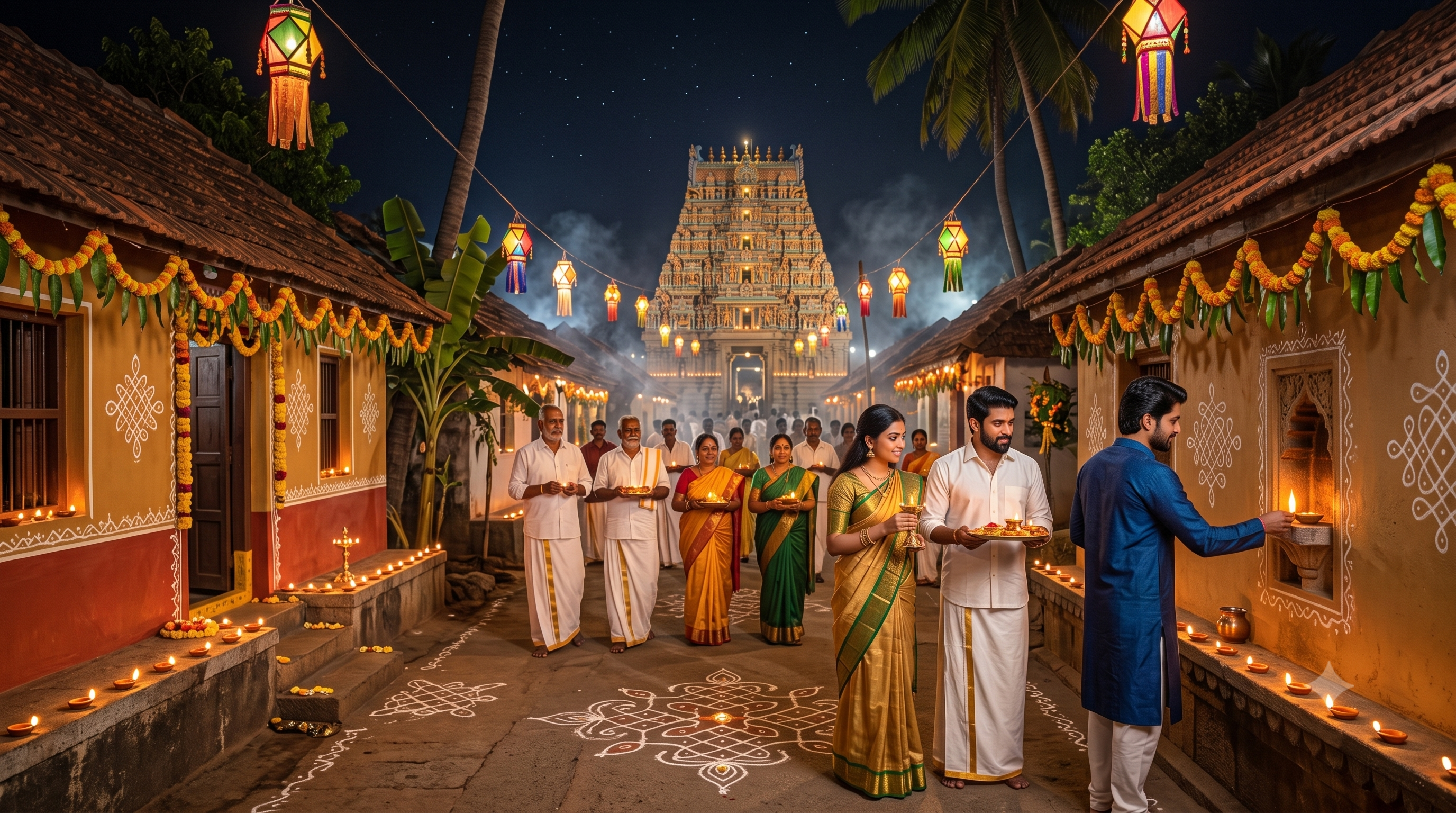 Traditional Tamil Nadu Festive Heritage & Diyas